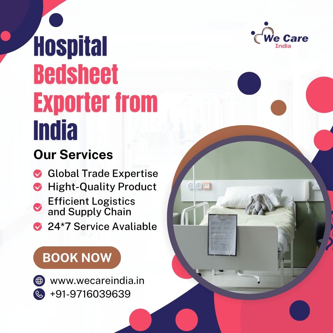 Hospital Bedsheet Exporter from India
